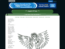 Tablet Screenshot of angelsoffate.animenut.com